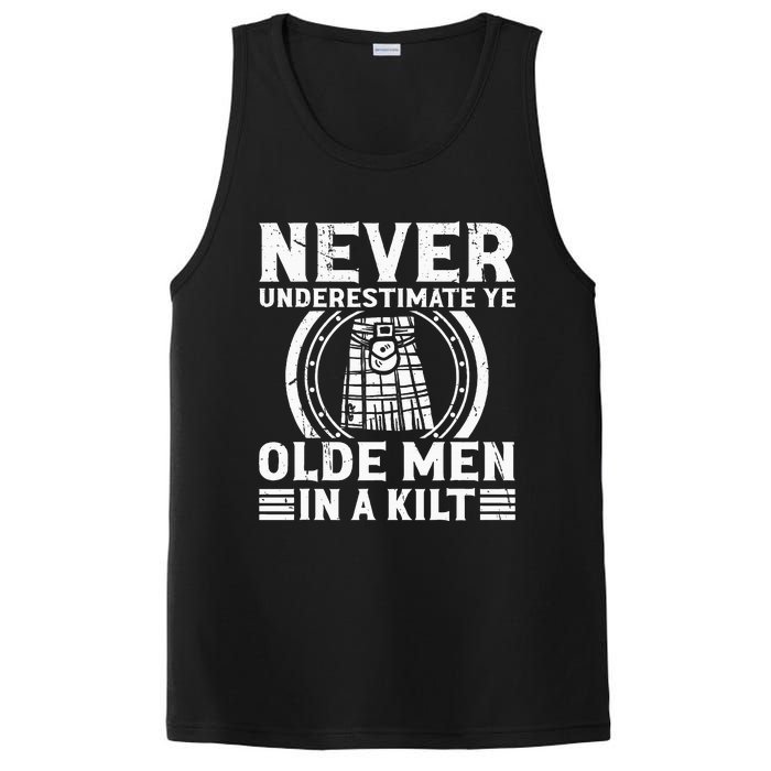 Ren Faire Never Underestimate Ye Olde In A Kilt PosiCharge Competitor Tank