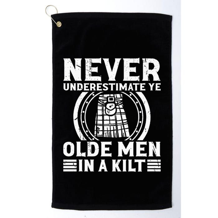 Ren Faire Never Underestimate Ye Olde In A Kilt Golf Towel