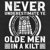 Ren Faire Never Underestimate Ye Olde In A Kilt Golf Towel