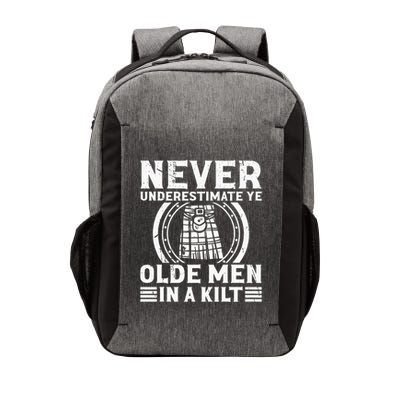 Ren Faire Never Underestimate Ye Olde In A Kilt Vector Backpack