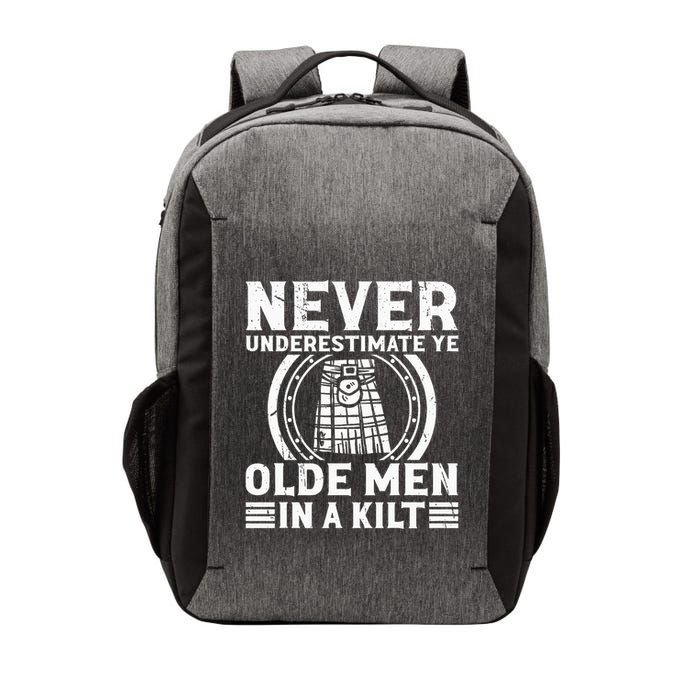 Ren Faire Never Underestimate Ye Olde In A Kilt Vector Backpack