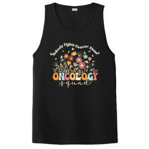 Retro Floral Nobody Fights Cancer Alone Oncology Nurse Squad PosiCharge Competitor Tank