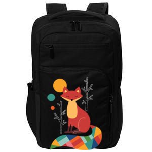 Rainbow Fox Nature Gift Impact Tech Backpack