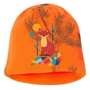 Rainbow Fox Nature Gift Kati - Camo Knit Beanie