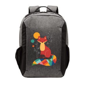 Rainbow Fox Nature Gift Vector Backpack