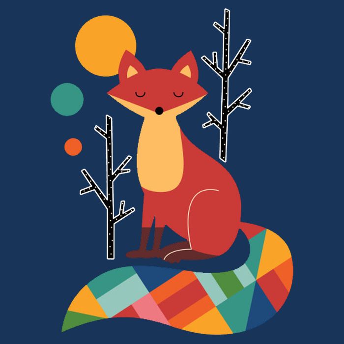 Rainbow Fox Nature Gift Infant Baby Jersey Bodysuit