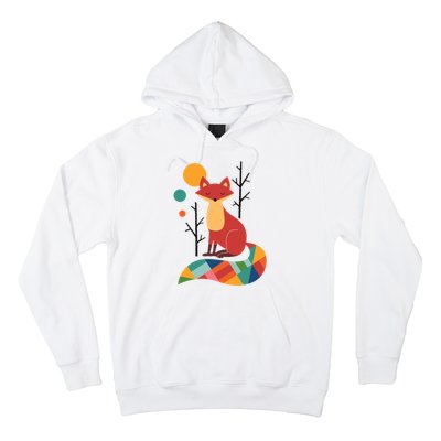 Rainbow Fox Nature Gift Hoodie