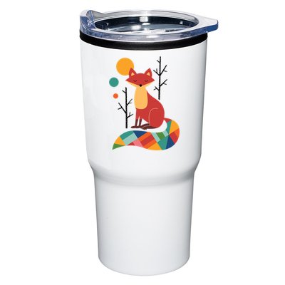 Rainbow Fox Nature Gift Tumbler