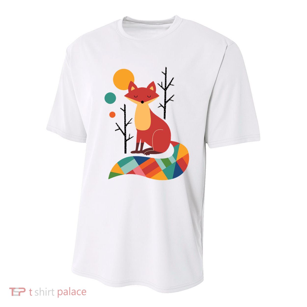 Rainbow Fox Nature Gift Youth Performance Sprint T-Shirt