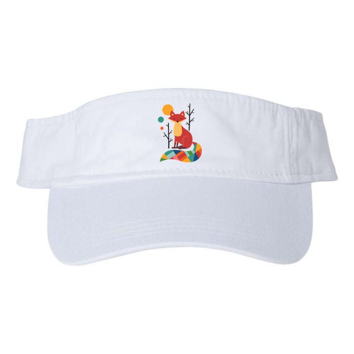 Rainbow Fox Nature Gift Valucap Bio-Washed Visor