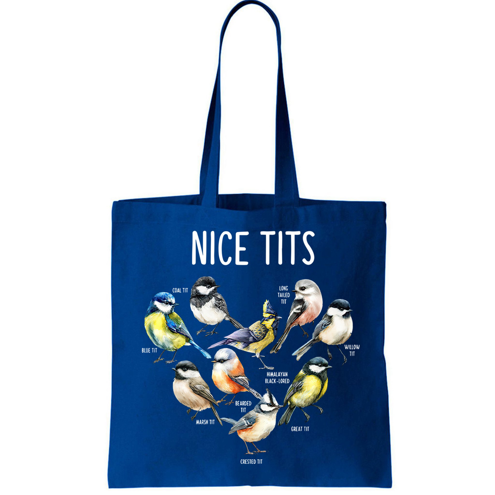 Retro Funny Nice Tits Birds Birdwatcher Bird Watching Humor Gift Bag