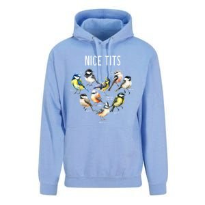 Retro Funny Nice Tits Birds Birdwatcher Bird Watching Humor Gift Unisex Surf Hoodie