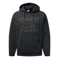 Rodrigo First Name My Personalized Named Performance Fleece Hoodie