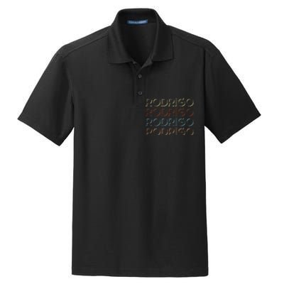 Rodrigo First Name My Personalized Named Dry Zone Grid Polo