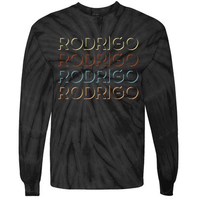 Rodrigo First Name My Personalized Named Tie-Dye Long Sleeve Shirt