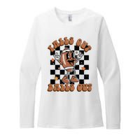 Retro Falls Out Balls Out Football Vintage Thanksgiving Gift Womens CVC Long Sleeve Shirt