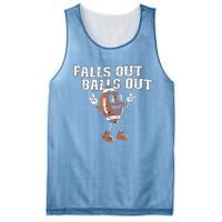 Retro Falls Out Balls Out Football Vintage Thanksgiving Mesh Reversible Basketball Jersey Tank