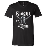 Renaissance Fair Outfit Medieval Ren Faire Festival Armor V-Neck T-Shirt