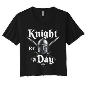 Renaissance Fair Outfit Medieval Ren Faire Festival Armor Women's Crop Top Tee