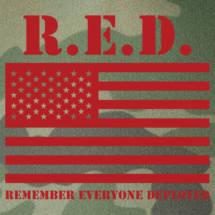 R.E.D. Friday | On Fridays We Wear Red | Remember Everyone Deployed Legacy Tie Dye Trucker Hat