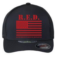 R.E.D. Friday | On Fridays We Wear Red | Remember Everyone Deployed Flexfit Unipanel Trucker Cap