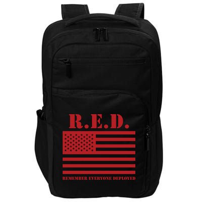 R.E.D. Friday | On Fridays We Wear Red | Remember Everyone Deployed Impact Tech Backpack