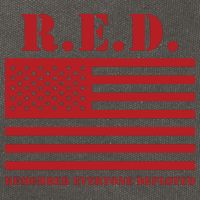 R.E.D. Friday | On Fridays We Wear Red | Remember Everyone Deployed Cotton Canvas Backpack