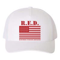 R.E.D. Friday | On Fridays We Wear Red | Remember Everyone Deployed Yupoong Adult 5-Panel Trucker Hat