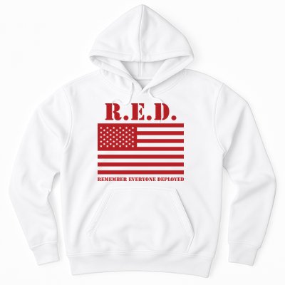 R.E.D. Friday | On Fridays We Wear Red | Remember Everyone Deployed Hoodie