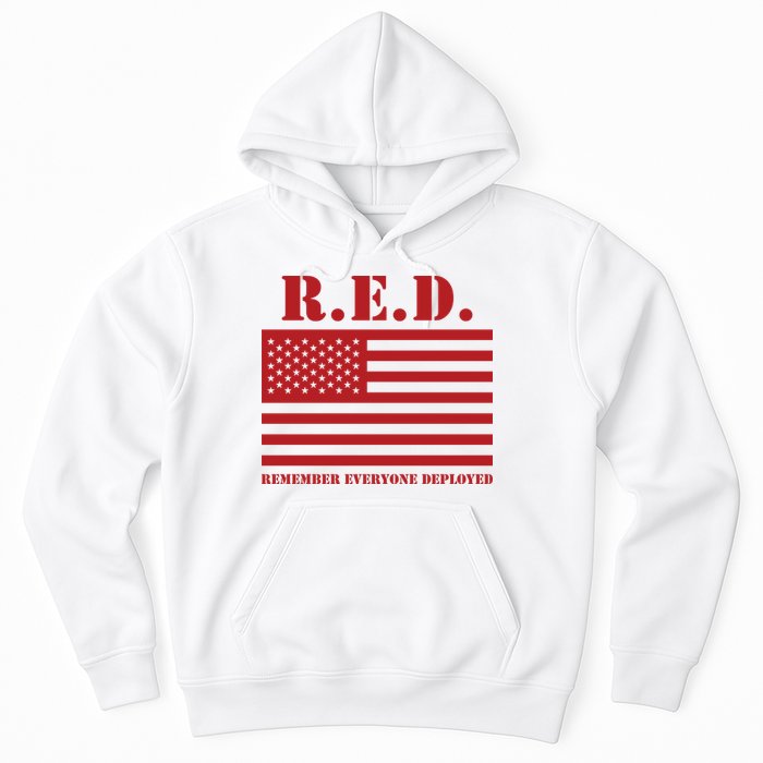 R.E.D. Friday | On Fridays We Wear Red | Remember Everyone Deployed Hoodie