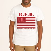 R.E.D. Friday | On Fridays We Wear Red | Remember Everyone Deployed Tall T-Shirt