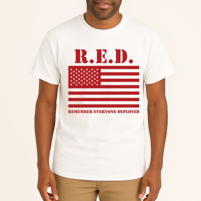 R.E.D. Friday | On Fridays We Wear Red | Remember Everyone Deployed Tall T-Shirt