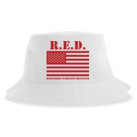 R.E.D. Friday | On Fridays We Wear Red | Remember Everyone Deployed Sustainable Bucket Hat