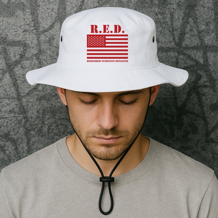 R.E.D. Friday | On Fridays We Wear Red | Remember Everyone Deployed Bucket Hat