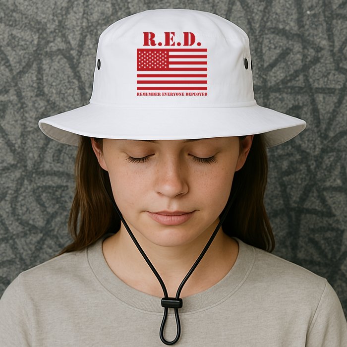 R.E.D. Friday | On Fridays We Wear Red | Remember Everyone Deployed Bucket Hat