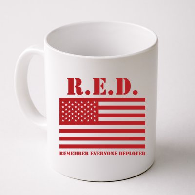 R.E.D. Friday | On Fridays We Wear Red | Remember Everyone Deployed Mug