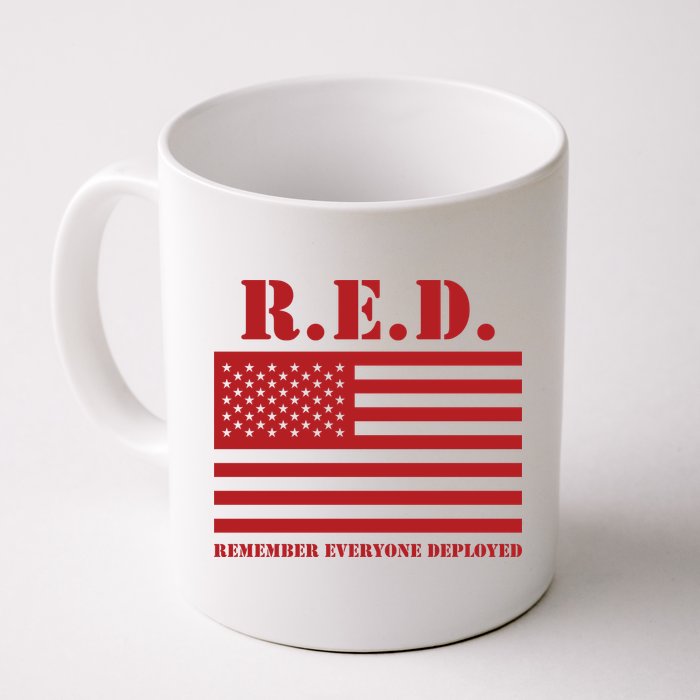 R.E.D. Friday | On Fridays We Wear Red | Remember Everyone Deployed Mug