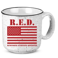 R.E.D. Friday | On Fridays We Wear Red | Remember Everyone Deployed 15oz Campfire Ceramic Mug