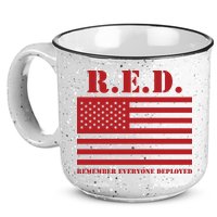 R.E.D. Friday | On Fridays We Wear Red | Remember Everyone Deployed 15oz Campfire Ceramic Mug