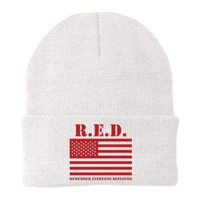 R.E.D. Friday | On Fridays We Wear Red | Remember Everyone Deployed Beanie