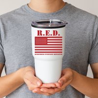 R.E.D. Friday | On Fridays We Wear Red | Remember Everyone Deployed Tumbler