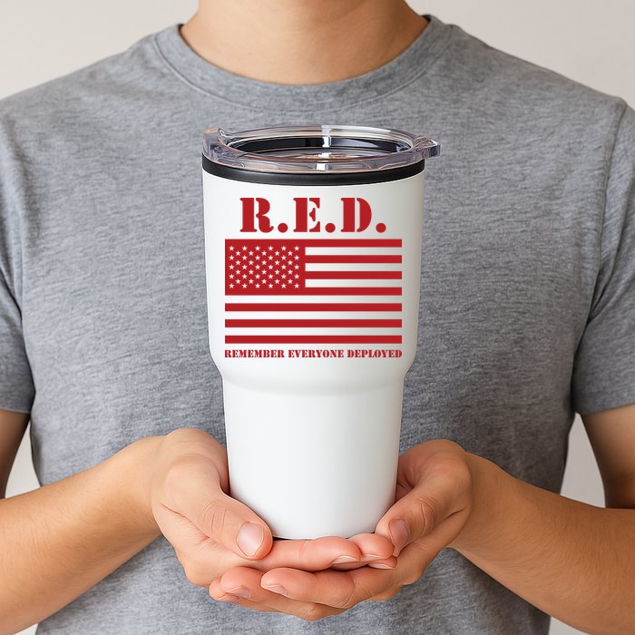 R.E.D. Friday | On Fridays We Wear Red | Remember Everyone Deployed Tumbler