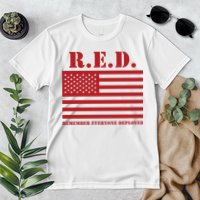 R.E.D. Friday | On Fridays We Wear Red | Remember Everyone Deployed Premium T-Shirt