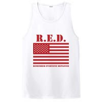 R.E.D. Friday | On Fridays We Wear Red | Remember Everyone Deployed PosiCharge Competitor Tank