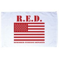 R.E.D. Friday | On Fridays We Wear Red | Remember Everyone Deployed Microfiber Hand Towel