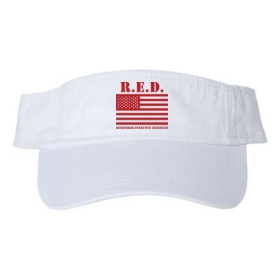 R.E.D. Friday | On Fridays We Wear Red | Remember Everyone Deployed Visor