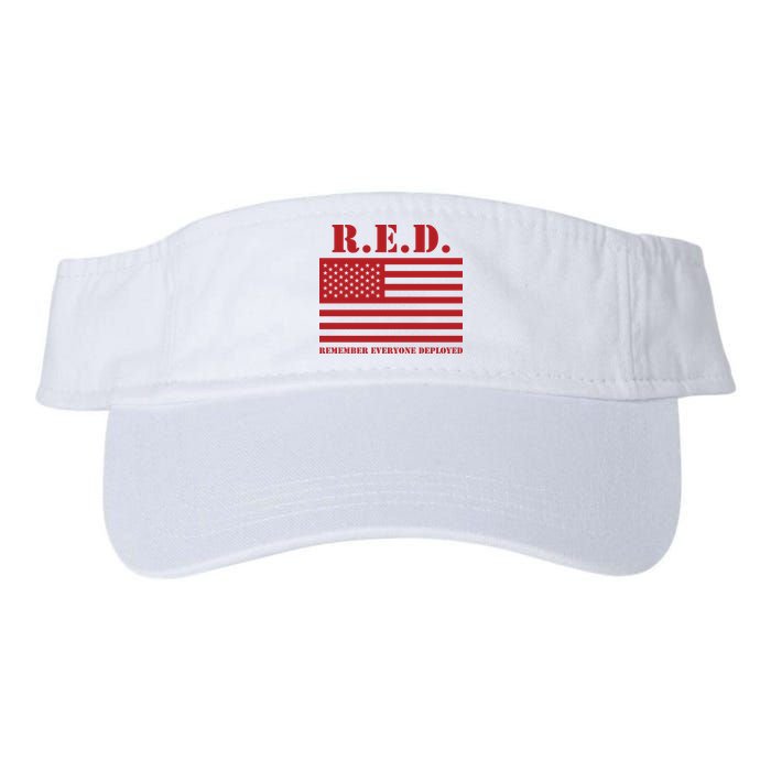 R.E.D. Friday | On Fridays We Wear Red | Remember Everyone Deployed Visor