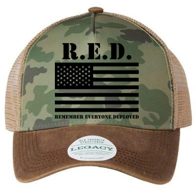 R.E.D. Friday | On Fridays We Wear Red | Remember Everyone Deployed Legacy Tie Dye Trucker Hat