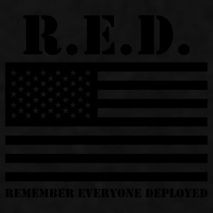 R.E.D. Friday | On Fridays We Wear Red | Remember Everyone Deployed Ladies PosiCharge Tri-Blend Wicking Tank