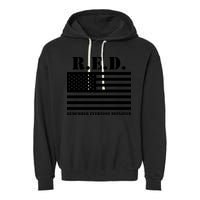 R.E.D. Friday | On Fridays We Wear Red | Remember Everyone Deployed Garment-Dyed Fleece Hoodie
